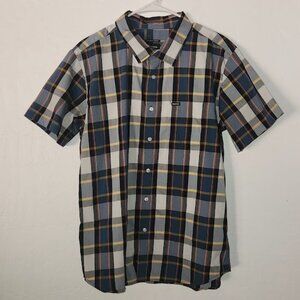 Brixton Men's Short Sleeve Button-down Shrit Size Large